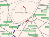 Улицу Пожарского в Нижнем Новгороде частично перекроют до 20 марта 