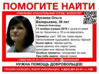 36-летняя женщина пропала в Нижнем Новгороде 