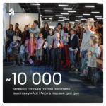 Более 10 000 человек посетили выставку «АРТ МИР» на Нижегородской ярмарке за 2 дня 
