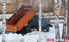Снег убрали с дорог в Новинках после жалоб нижегородцев 