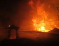 Жилой дом сгорел  в Володарске из-за неисправной печи 