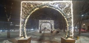 30 светящихся арок установят в Приокском районе к Новому году 