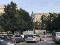 Началась реставрация памятника Горькому в Нижнем Новгороде 