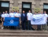 Экскурсию к Шуховской башне провели для членов студенческих энергетических отрядов  