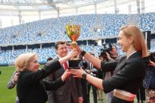 Никитин и Голодец наградили волейболисток нижегородской «Спарты» 