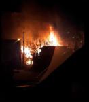 Крупный ночной пожар унес жизнь нижегородца на Бору 