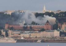 Пожар произошёл в бытовке на территории Нижегородского кремля 