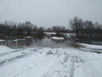 Мост через реку Алатырь затопило в Починковском районе 