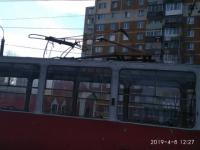 Серьезная авария линии электропередач привела к поломке трамвая 