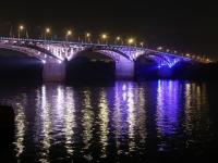Монтаж подсветки на Канавинском мосту в Нижнем Новгороде выполнен на 90% 