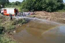 Объем пожарного водоема увеличен в два раза в деревне Бешенцево 