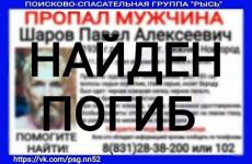 Пропавший в Нижнем Новгороде 79-летний Павел Шаров найден погибшим 