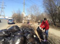 Около 1 тыс. куб.м мусора вывезено с улиц Приокского района Нижнего Новгорода в ходе субботника 