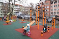 Детскую площадку со спортзоной открыли на Белинского в Нижнем Новгороде 