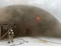 Пожар в ангаре ликвидирован в Дзержинске 