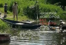 Мужчина спас семью с ребенком с тонущей лодки в Лыскове 
