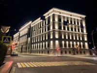 Архитектурную подсветку включили на фасадах зданий Мининского университета 