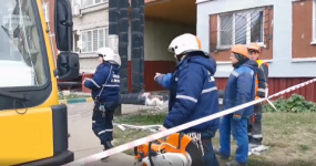 Балконную плиту демонтировали в доме на Гайдара после хлопка газа  