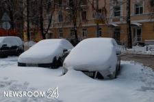 Сугробы высотой до 54 см образовались в Нижнем Новгороде за новогодние праздники 