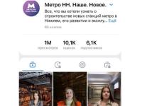 Более 1 млн просмотров набрали короткие ролики о нижегородском метро 