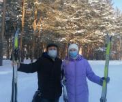 Супружеские пары прияли участие в лыжном забеге на базе «Сормович» 14 февраля  
