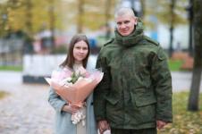 Мобилизованный нижегородец женился на своей возлюбленной в Брянской области 