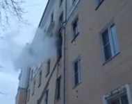 Стала известна причина пожара в квартире на проспекте Ленина 