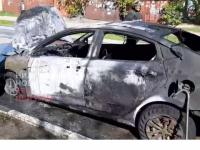 Неисправный автомобиль такси сгорел на Менделеева в Нижнем Новгороде 
