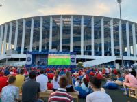 Более тысячи нижегородцев смотрели матч Россия - Сан-Марино на «Спорт Порте» 