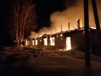 Культурно-спортивный центр сгорел в Нижегородской области 25 января 