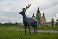 Скульптура оленя появится на Стрелке в Нижнем  Новгороде 