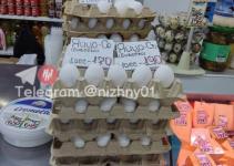Десяток яиц за 190 рублей нашли в нижегородском магазине 