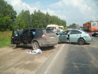 Две иномарки столкнулись в Нижегородской области 