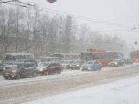 Девятибалльные пробки отмечаются в Нижнем Новгороде утром 21 февраля   