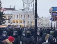 ОМОН заблокировал Большую Покровскую в Нижнем Новгороде из-за митинга 