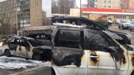 В Сормове сгорели два автомобиля 