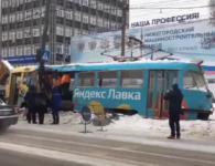 Трамвайное движение в Сормове остановлено из-за ДТП у метро «Буревестник» 
