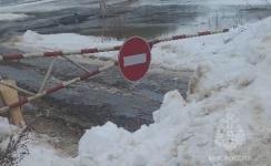 Закрыта ледовая переправа через Суру в Пильнинском районе 