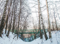 Реконструкцию «моста влюбленных» завершили в нижегородском парке «Швейцария» 