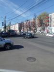Две иномарки столкнулись на площади Лядова утром 8 мая 