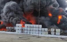 В Дзержинске не выявили превышение ПДК вредных веществ в воздухе после пожара в промзоне 