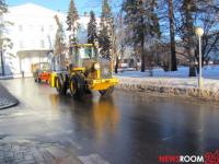 В Нижнем Новгороде дорожники проводят противогололедную обработку из-за похолодания   