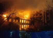 «Дом чекиста» горит в центре Нижнего Новгорода 20 октября   