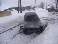 Двое нижегородцев сгорели в автомобиле в Шахунье 