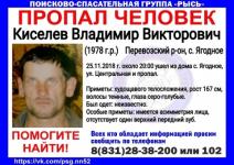 41-летнего Владимира Киселева ищут в Нижегородской области 