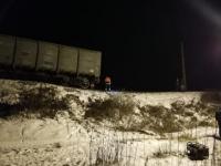 В Нижегородской области поезд сошел с рельсов из-за 20-метрового карстового провала

 