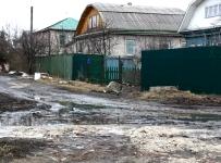 Началось подтопление улицы Волочильная в Нижнем Новгороде 