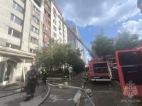 23 человека эвакуировали во время пожара на улице Тимирязева 