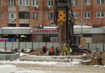 Первая свая котлована забита для продления нижегородского метро до Сенной 