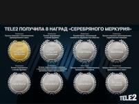 Tele2 завоевала 8 наград престижной премии «Серебряный Меркурий» 